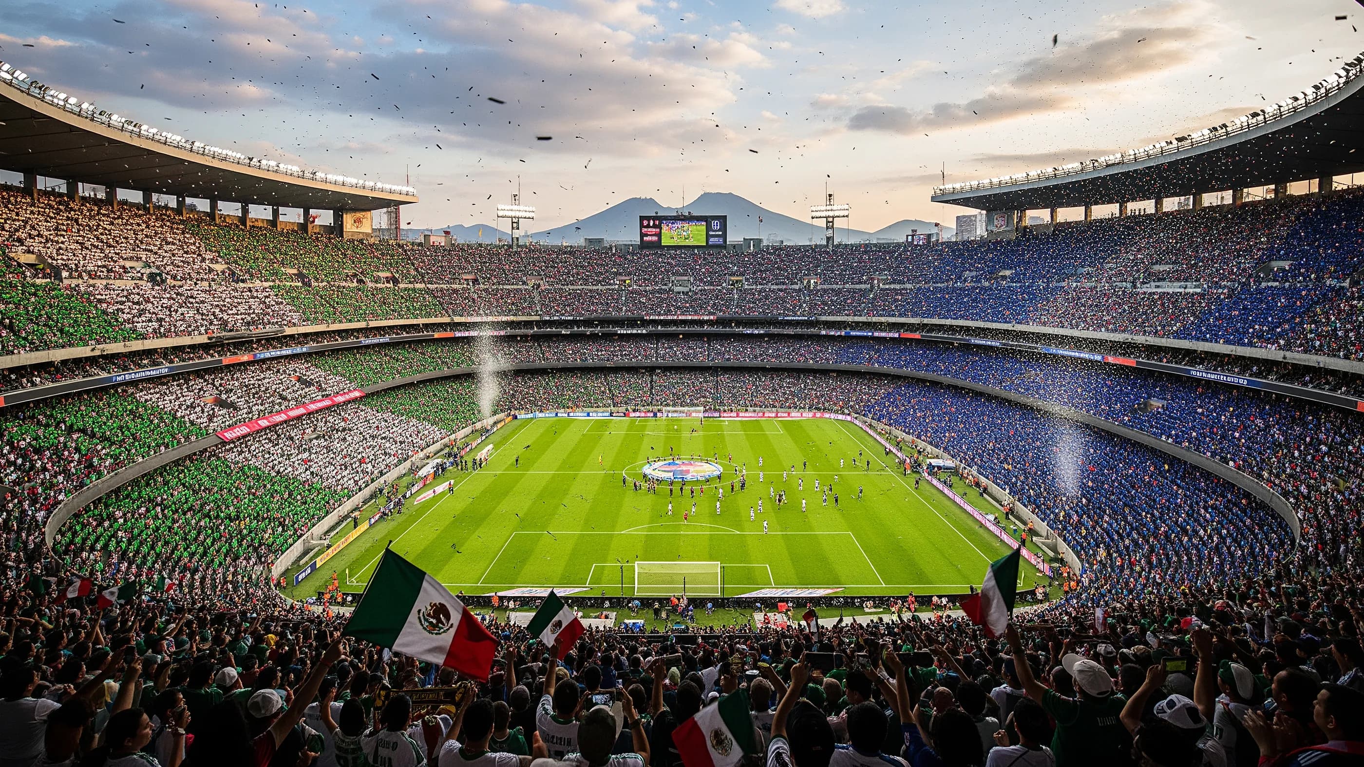 Estadio Azteca Mexico City stadium atmosphere