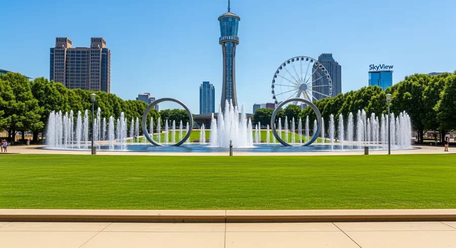 FIFA Fan Festival at Centennial Olympic Park world-cup attraction near Mercedes-Benz Stadium Atlanta World Cup 2026