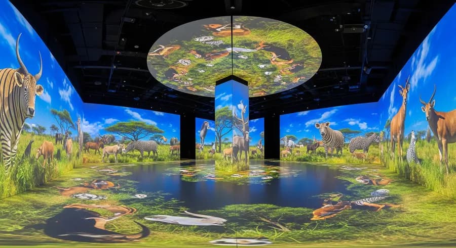 Illuminarium Atlanta entertainment attraction near Mercedes-Benz Stadium Atlanta World Cup 2026