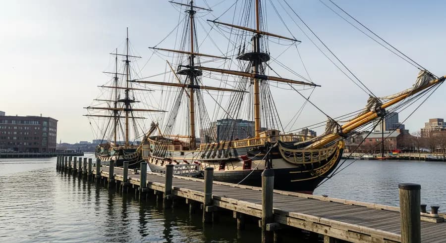 Boston Tea Party Ships and Museum culture attraction near Gillette Stadium Boston World Cup 2026