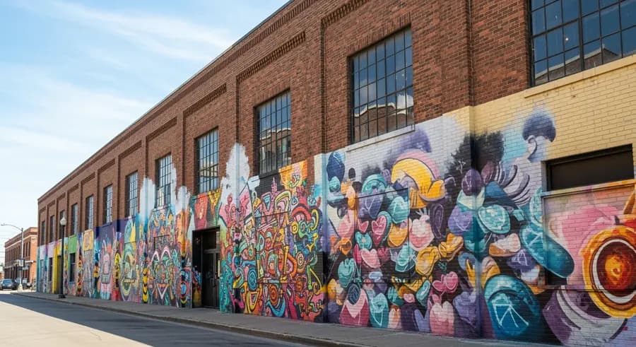 Deep Ellum Street Art and Nightlife nightlife attraction near AT&T Stadium Dallas World Cup 2026