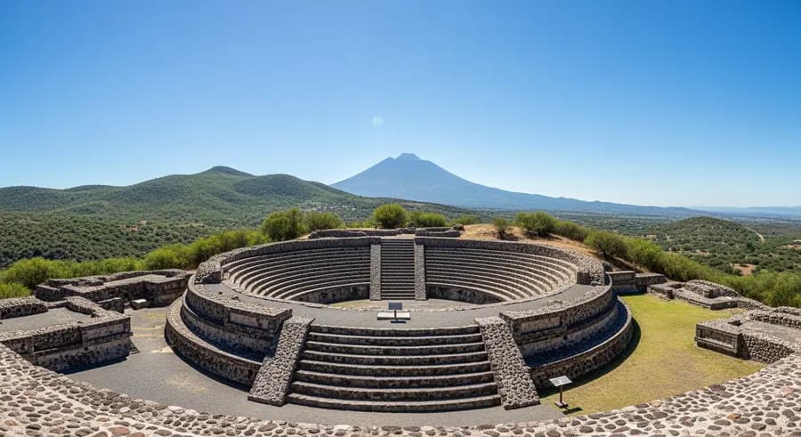 Guachimontones -- Circular Pyramids culture attraction near Estadio Akron Guadalajara World Cup 2026
