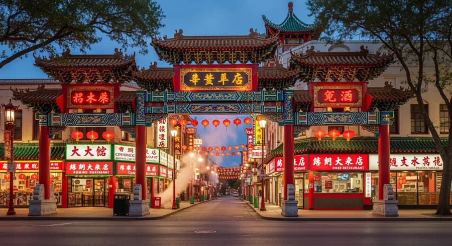 Houston Chinatown food attraction near NRG Stadium Houston World Cup 2026