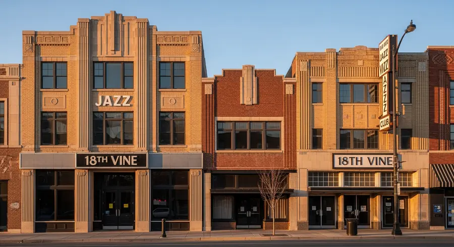 18th and Vine Jazz District culture attraction near GEHA Field at Arrowhead Stadium Kansas City World Cup 2026
