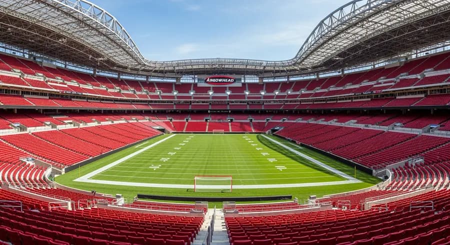 Arrowhead Stadium Tour sport attraction near GEHA Field at Arrowhead Stadium Kansas City World Cup 2026