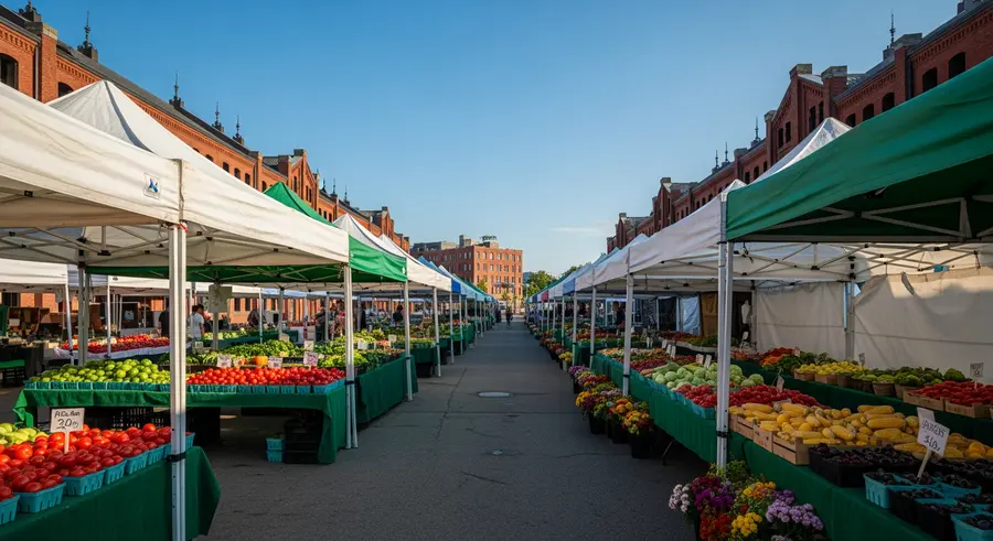 City Market at River Market food attraction near GEHA Field at Arrowhead Stadium Kansas City World Cup 2026