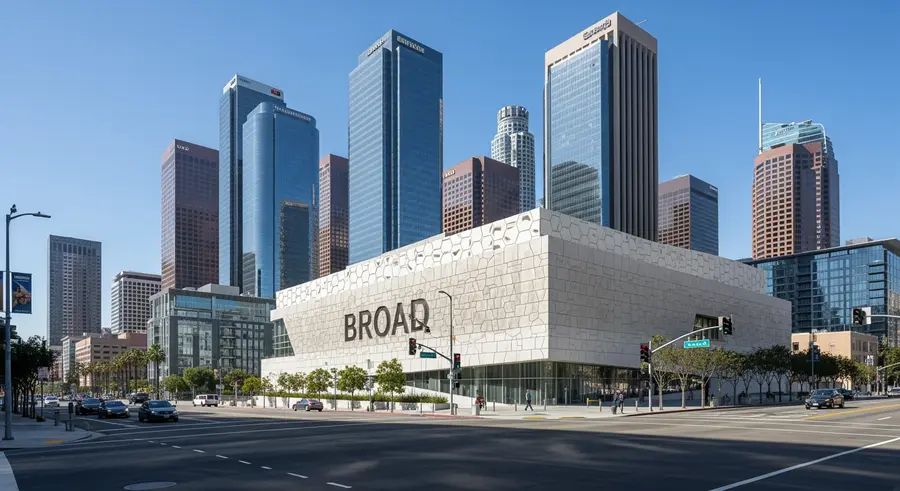 The Broad culture attraction near SoFi Stadium Los Angeles World Cup 2026