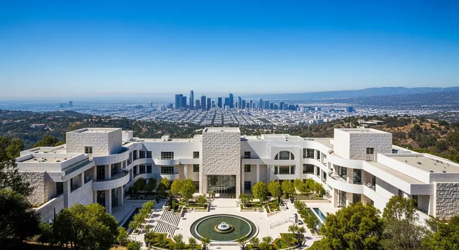 The Getty Center culture attraction near SoFi Stadium Los Angeles World Cup 2026