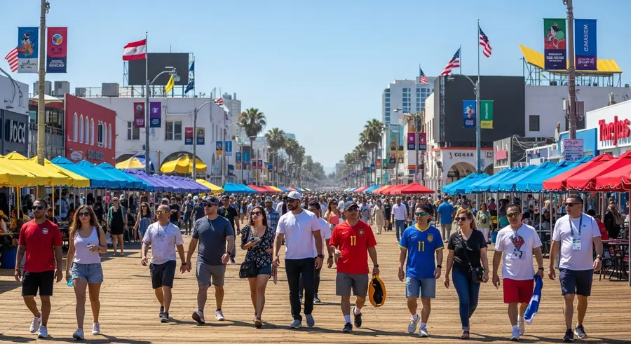 Venice Beach Boardwalk in Los Angeles