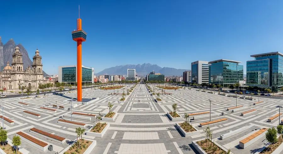 Macroplaza -- One of the World's Largest Plazas landmark attraction near Estadio BBVA Monterrey World Cup 2026