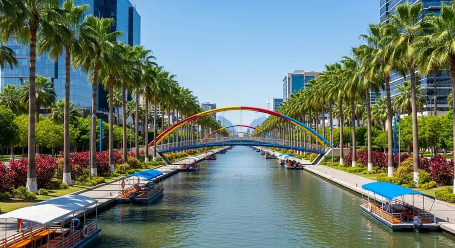 Paseo Santa Lucia -- Monterrey's River Walk nature attraction near Estadio BBVA Monterrey World Cup 2026