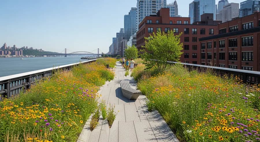 The High Line nature attraction near MetLife Stadium New York / New Jersey World Cup 2026