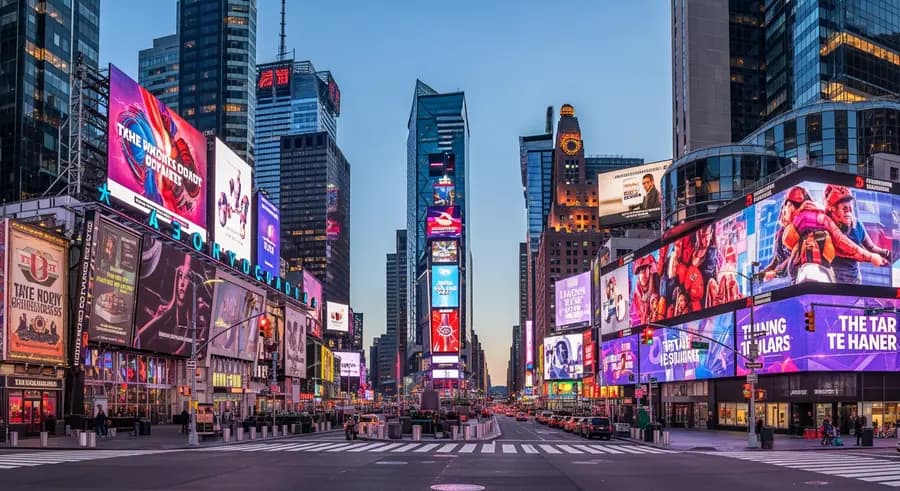 Times Square landmark attraction near MetLife Stadium New York / New Jersey World Cup 2026