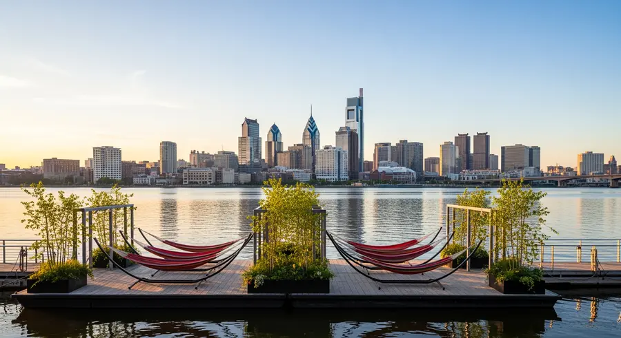 Delaware River Waterfront nature attraction near Lincoln Financial Field Philadelphia World Cup 2026