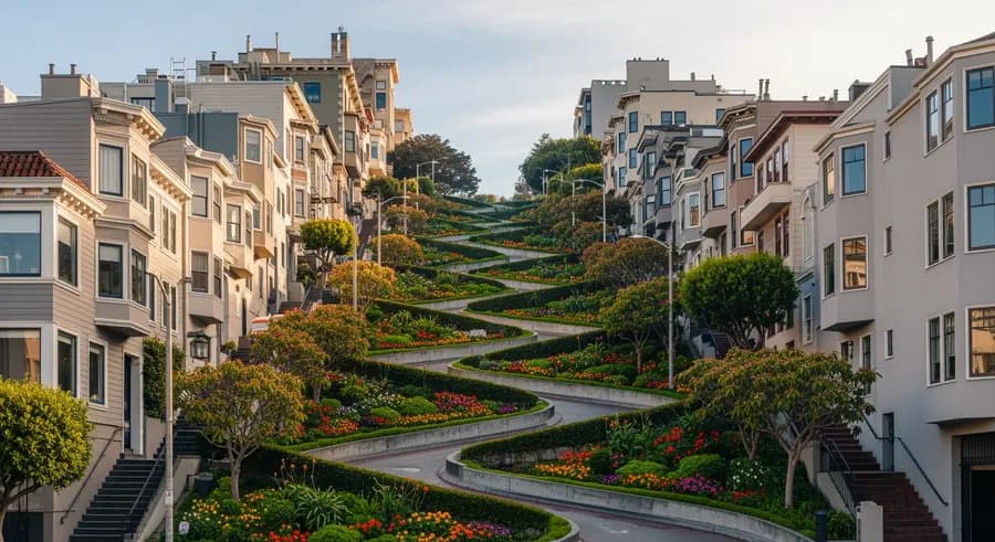 Lombard Street landmark attraction near Levi's Stadium San Francisco Bay Area World Cup 2026