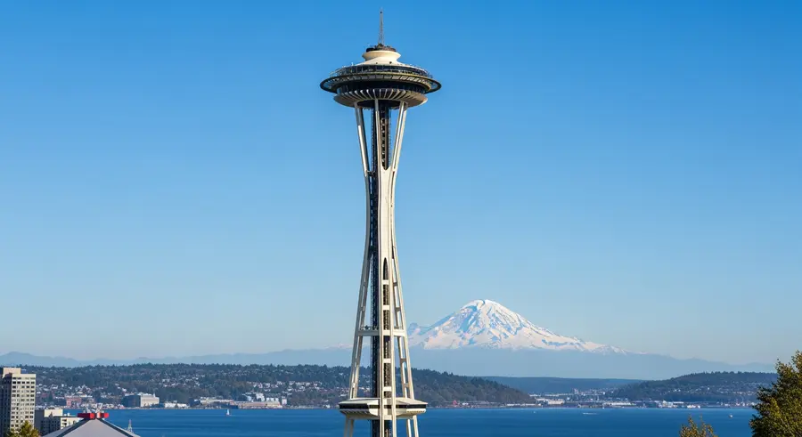 Space Needle landmark attraction near Lumen Field Seattle World Cup 2026