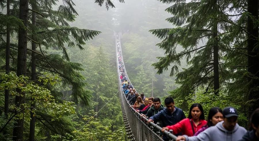 Capilano Suspension Bridge adventure attraction near BC Place Vancouver World Cup 2026