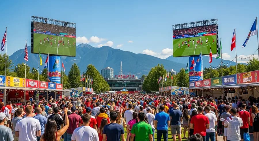 FIFA Fan Festival -- PNE Hastings Park world-cup attraction near BC Place Vancouver World Cup 2026