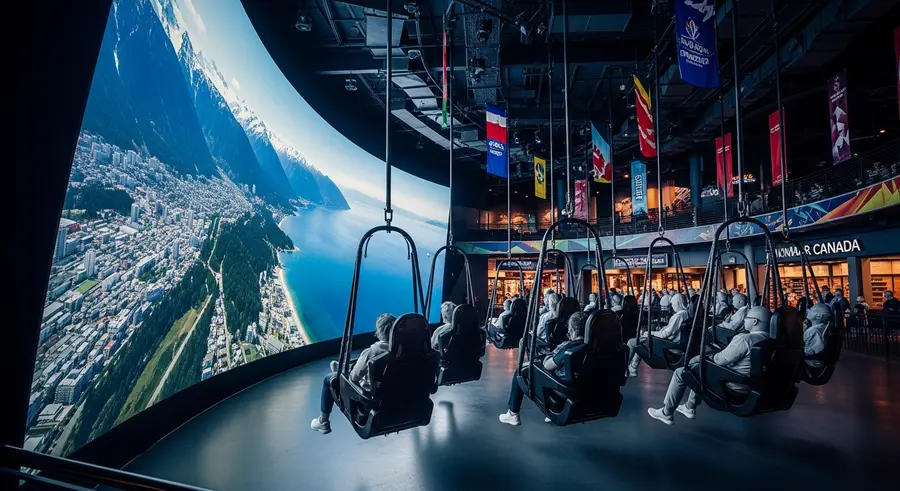 FlyOver Canada adventure attraction near BC Place Vancouver World Cup 2026