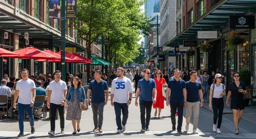 Yaletown neighborhood in Vancouver
