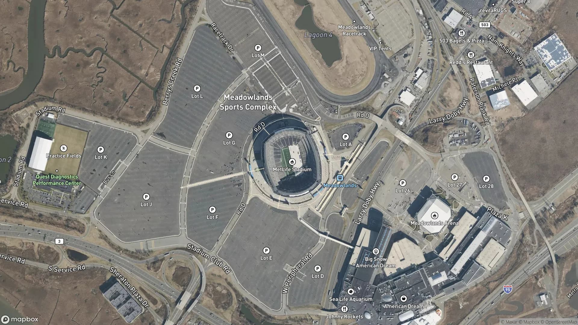 MetLife Stadium stadium map