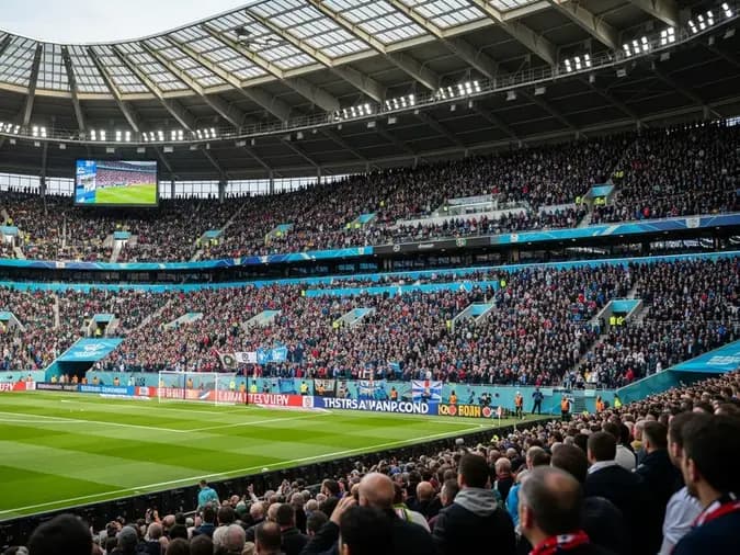 Stadium crowd