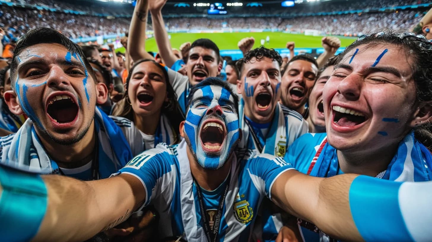 argentina fans enjoyment