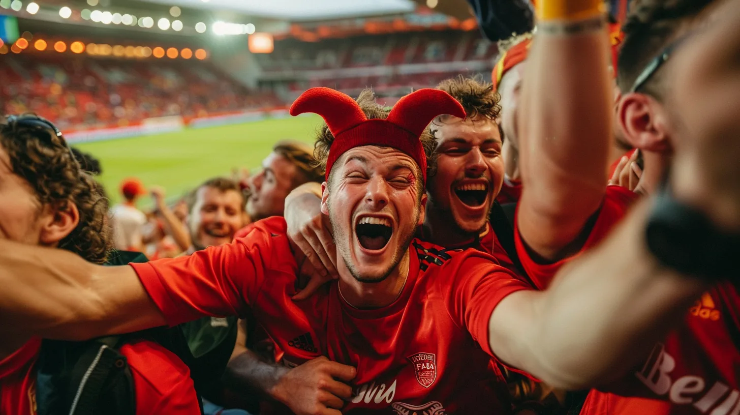 belgium fans enjoyment