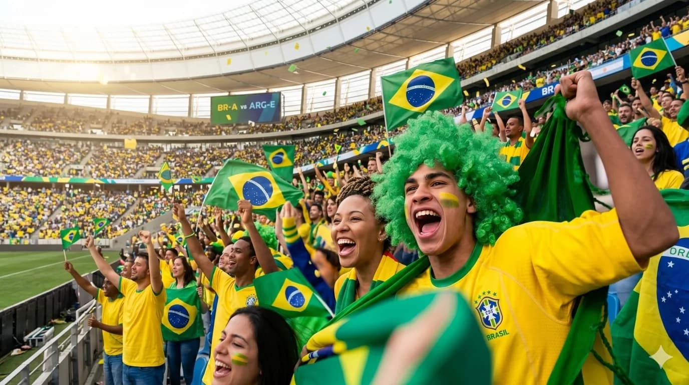 brazil fans enjoyment stadium ls