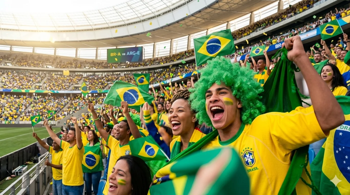 brazil fans enjoyment stadium ls