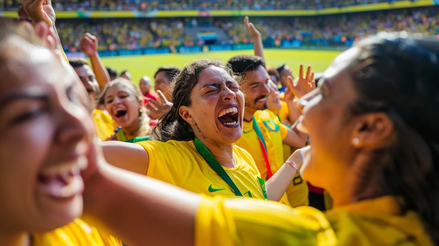 Colombia Fans Enjoyment