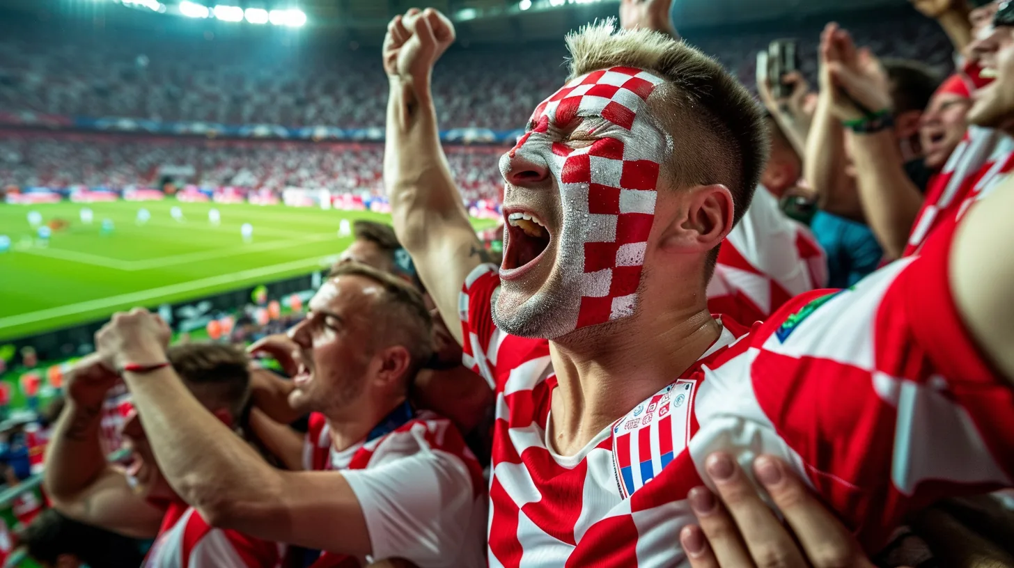 croatia fans enjoyment