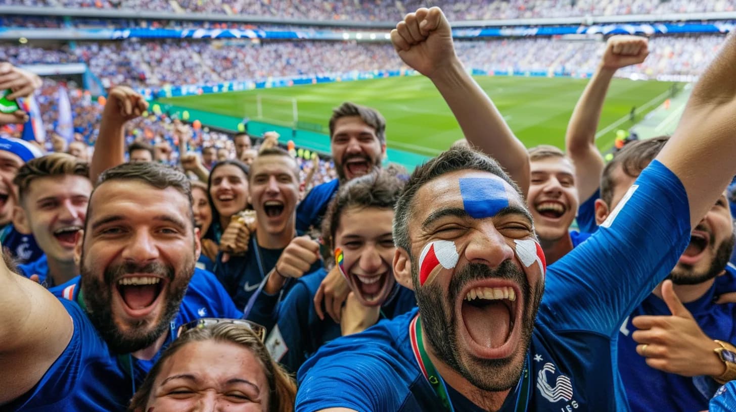 france fans enjoyment