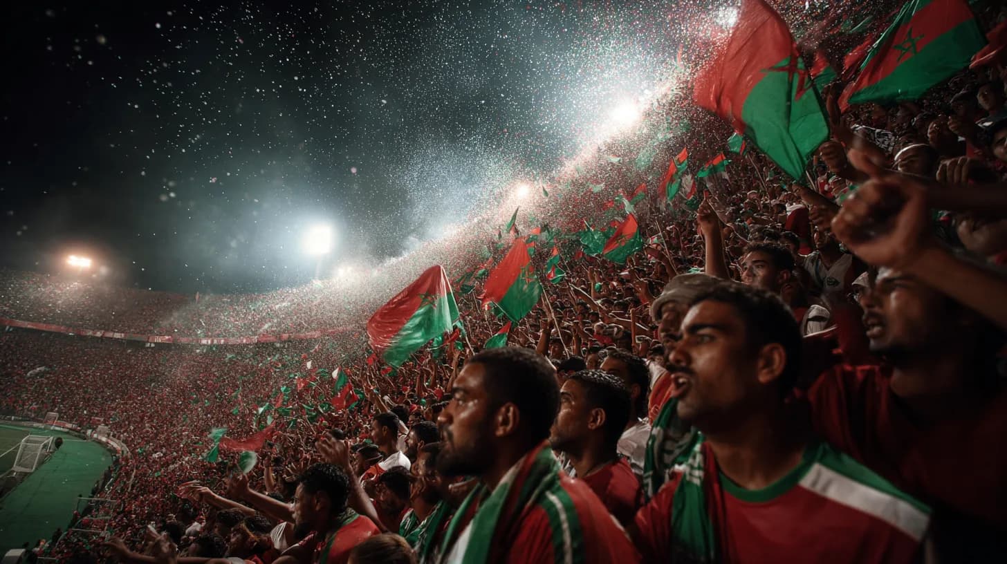 morocco fans enjoyment