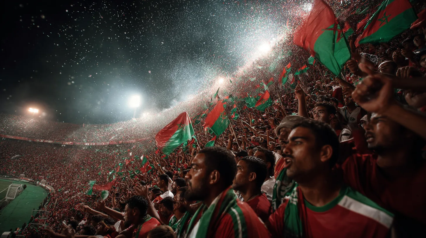 morocco fans enjoyment