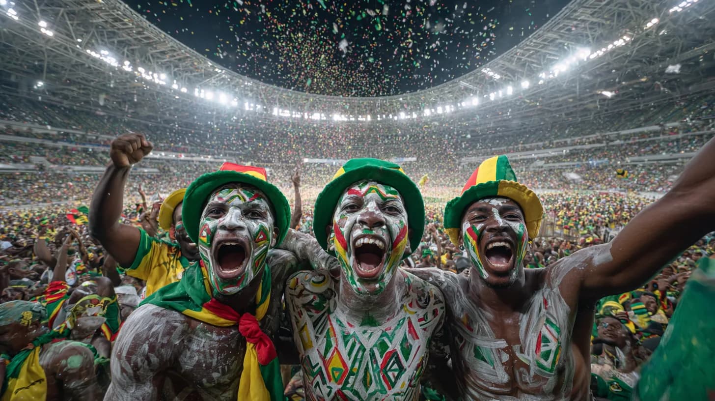 senegal fans enjoyment