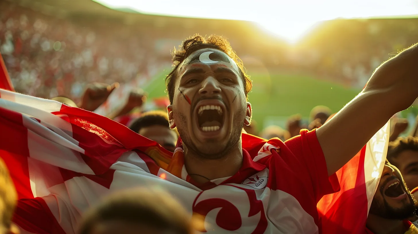 tunisia fans enjoyment